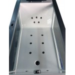EAGO AM152ETL-5 5 ft Clear Rectangular Acrylic Whirlpool Bathtub