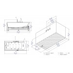 EAGO AM154ETL-L6 6 ft Acrylic White Rectangular Whirlpool Bathtub w Fixtures