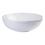 EAGO BA351 18" Round Ceramic Above Mount Bathroom Basin Vessel Sink