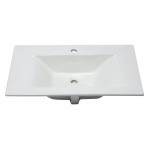 EAGO BB127 White Ceramic 32"x19" Rectangular Drop In Sink