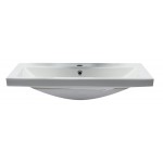 EAGO BH001 White Ceramic 32"x19" Rectangular Drop In Sink