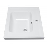 EAGO BH003 White Ceramic 32"x19" Rectangular Drop In Sink