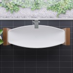 ALFI brand White Matte 79" Acrylic Suspended Wall Mounted Hammock Bathtub