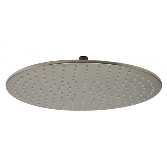 ALFI brand LED16R-BN Brushed Nickel 16" Round Multi Color LED Rain Shower Head