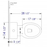 EAGO R-377SEAT Replacement Soft Closing Toilet Seat for TB377