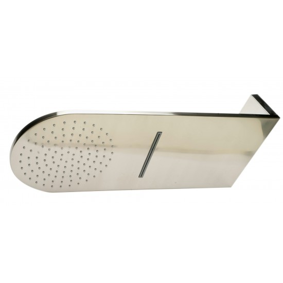 ALFI brand RAIN10RW-BN10" Wall-Mounted Square Waterfall Rain Shower Head