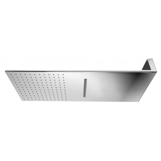 ALFI brand RAIN10SW-PC 10" Wall-Mounted Square Waterfall Rain Shower Head