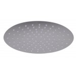 ALFI brand 12" Oval Brushed Solid Stainless Steel Ultra Thin Rain Shower Head
