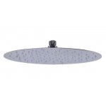 ALFI brand 12" Oval Polished Solid Stainless Steel Ultra Thin Rain Shower Head