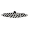 ALFI brand Matte Black Stainless Steel 12" Round Ultra-Thin Rain Shower Head