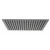ALFI brand Matte Black Stainless Steel 16" Square Ultra-Thin Rain Shower Head