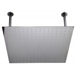 ALFI brand 24" Square Polished Solid Stainless Steel Ultra Thin Rain Shower Head