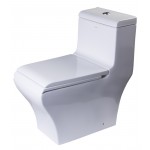 EAGO TB356 Dual Flush One Piece Eco-Friendly Low Flush Ceramic Toilet
