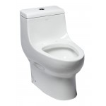 EAGO TB358 Dual Flush One Piece Elongated Ceramic Toilet