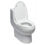 EAGO TB358 Dual Flush One Piece Elongated Ceramic Toilet