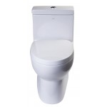 EAGO TB359 Dual Flush One Piece Eco-Friendly Low Flush Ceramic Toilet