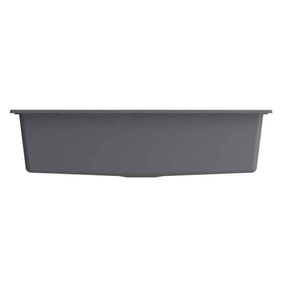 Dual-Mount 34 in. Granite Composite Kitchen Sink with Integrated Workstation