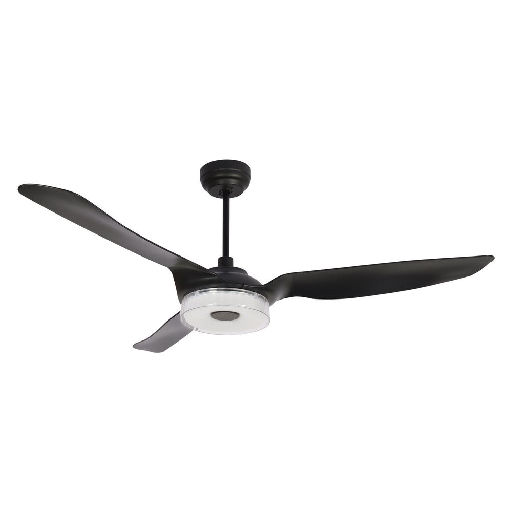 Fletcher 56-Inch Indoor/Outdoor Smart Ceiling Fan - Opal Chrome