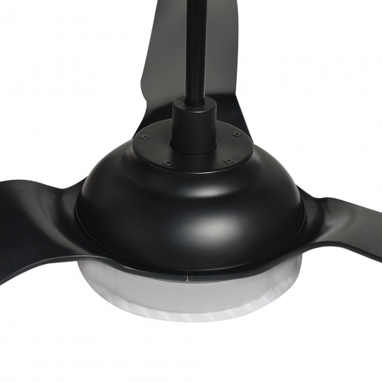 Fletcher 56-Inch Indoor/Outdoor Smart Ceiling Fan - Opal Chrome