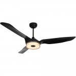 Fletcher 60-Inch Indoor/Outdoor Smart Ceiling Fan - London Blue Topaz