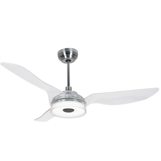 Fletcher 60-Inch Indoor/Outdoor Smart Ceiling Fan - Rose Pink Sapphire