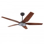 Elira 56-Inch Indoor/Outdoor Smart Ceiling Fan - Golden Diamond