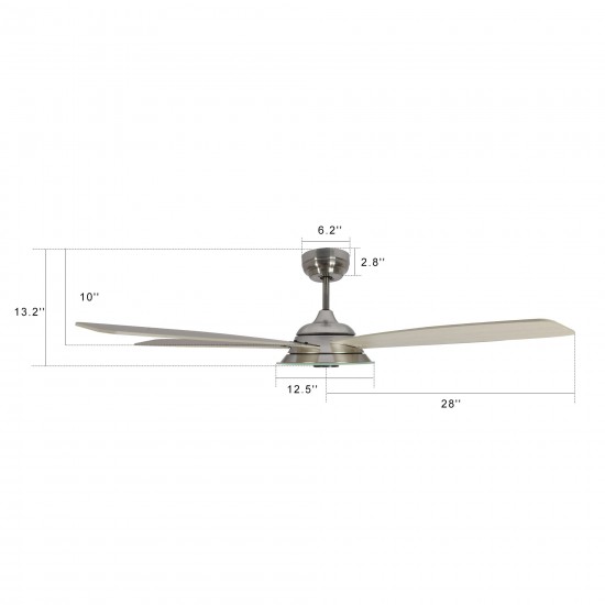 Journey 56-Inch Indoor/Outdoor Smart Ceiling Fan