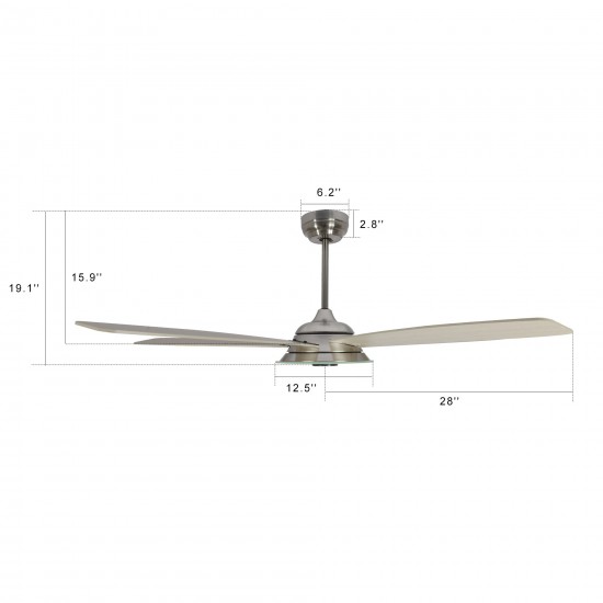 Journey 56-Inch Indoor/Outdoor Smart Ceiling Fan