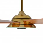 Journey 56-Inch Smart Ceiling Fan - Smoke Gray /Wood Grain Pattern