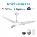 Kaj 52-Inch Indoor/Outdoor Smart Ceiling Fan