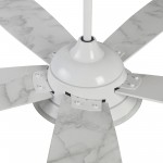 Journey 56-Inch Indoor/Outdoor Smart Ceiling Fan - Smoke Gray