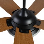 Journey 52-Inch Indoor/Outdoor Smart Ceiling Fan - Brushed Gold