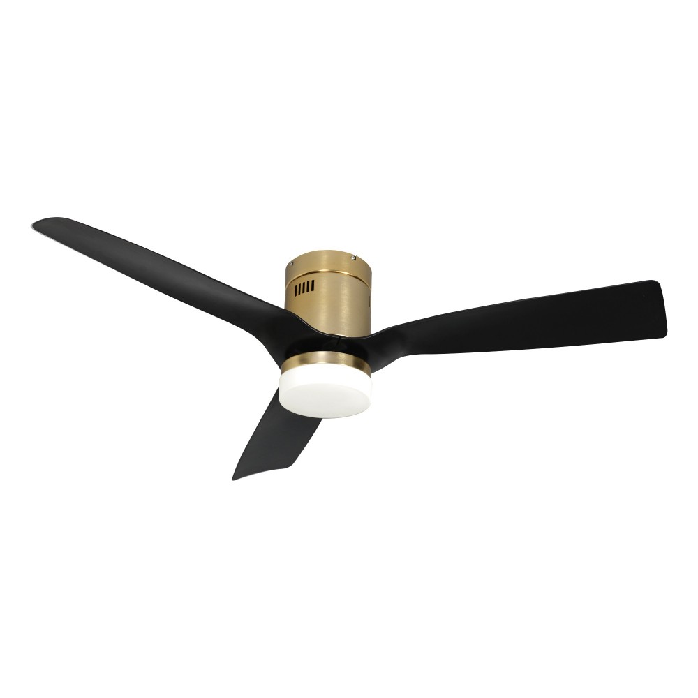 Spezia 52 Inch 3-Blade Smart Ceiling Fan - Gold