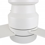 Raiden 52 Inch 3-Blade Smart Ceiling Fan - White