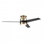 Raiden 52 Inch 3-Blade Smart Ceiling Fan - Gold