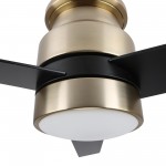 Raiden 52 Inch 3-Blade Smart Ceiling Fan - Gold