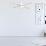 Neva 48 Inch 4-Blade Smart Ceiling Fan - White