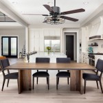 Helston 52 Inch 5-Blade Smart Ceiling Fan - Black/Walnut (Reversible Blades)