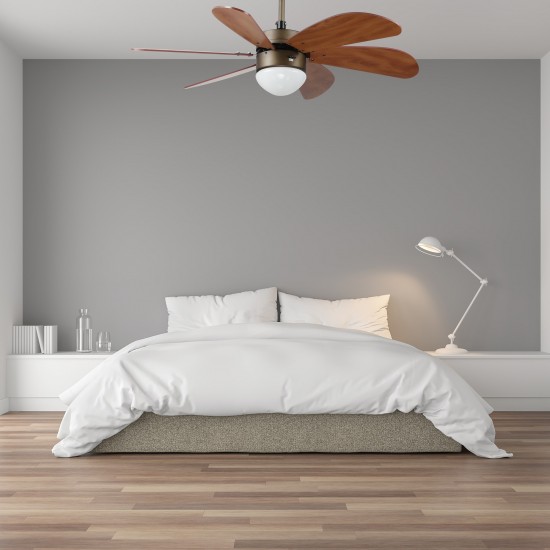 Metanoia 38 Inch 6-Blade Smart Ceiling Fan - Oil Rubbed Bronze