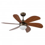 Metanoia 38 Inch 6-Blade Smart Ceiling Fan - Oil Rubbed Bronze