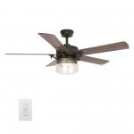 Alexia 52 Inch 5-Blade Smart Ceiling Fan - Oil Rubbed Bronze