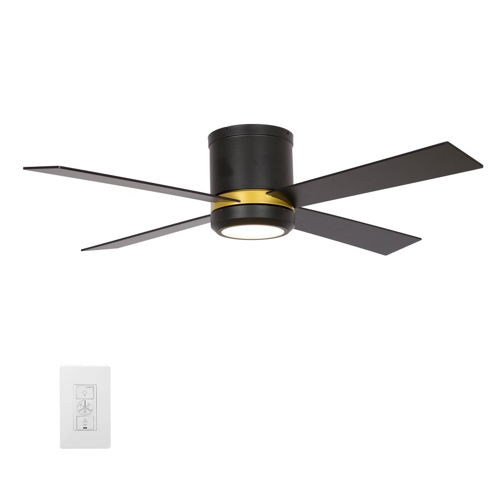 Arlington 52 Inch 4-Blade Smart Ceiling Fan - Black