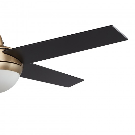 Neva 52 Inch 4-Blade Smart Ceiling Fan - Gold