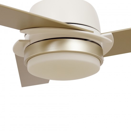 Aeryn 52 Inch 3-Blade Smart Ceiling Fan - White