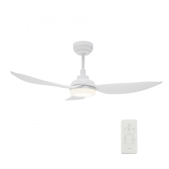 Daffodil 45 Inch 3-Blade Smart Ceiling Fan - White