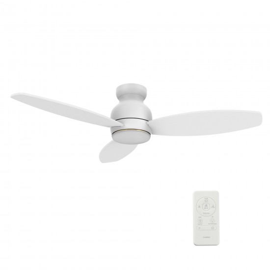 Trento 52 Inch 3-Blade Smart Ceiling Fan - White