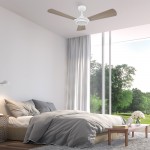 Brisa 52 Inch 3-Blade Smart Ceiling Fan - White