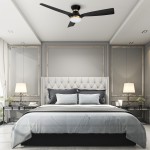 Spezia 52 Inch 3-Blade Smart Ceiling Fan - Black