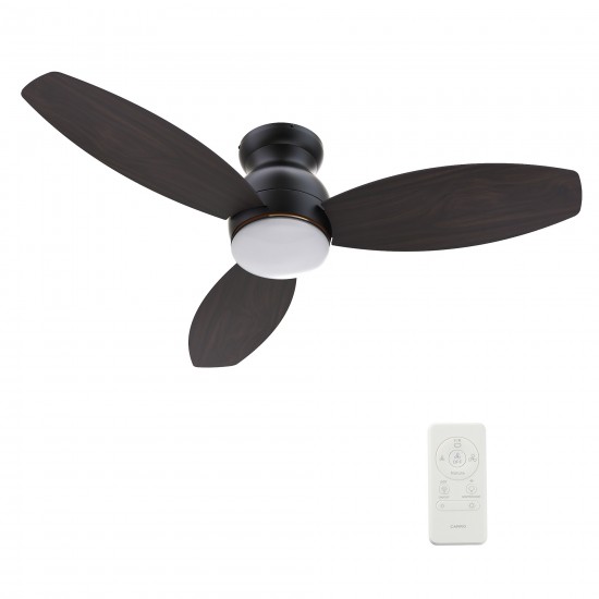 Trento 60 Inch 3-Blade Smart Ceiling Fan - Black