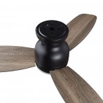 Trento 60 Inch 3-Blade Smart Ceiling Fan - Black